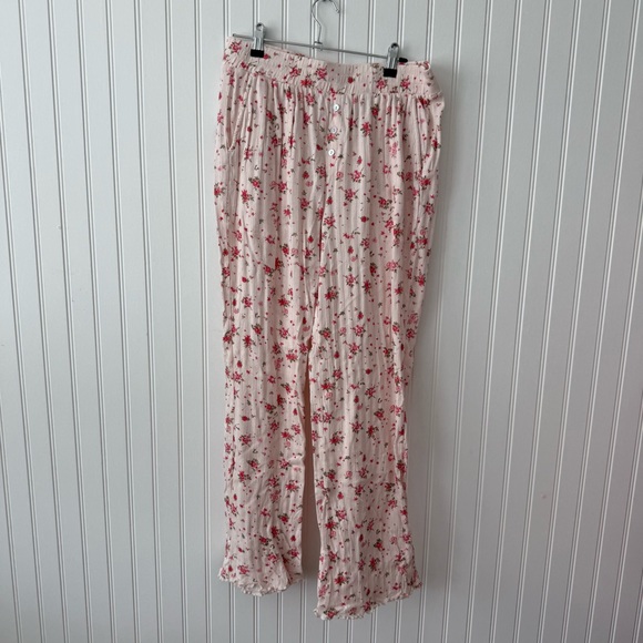 Joie Pajama Set Cropped Top 100% Organic Cotton - Picture 7 of 15